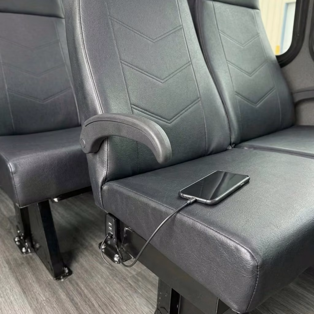 post falls 15 passenger minibus usb charging