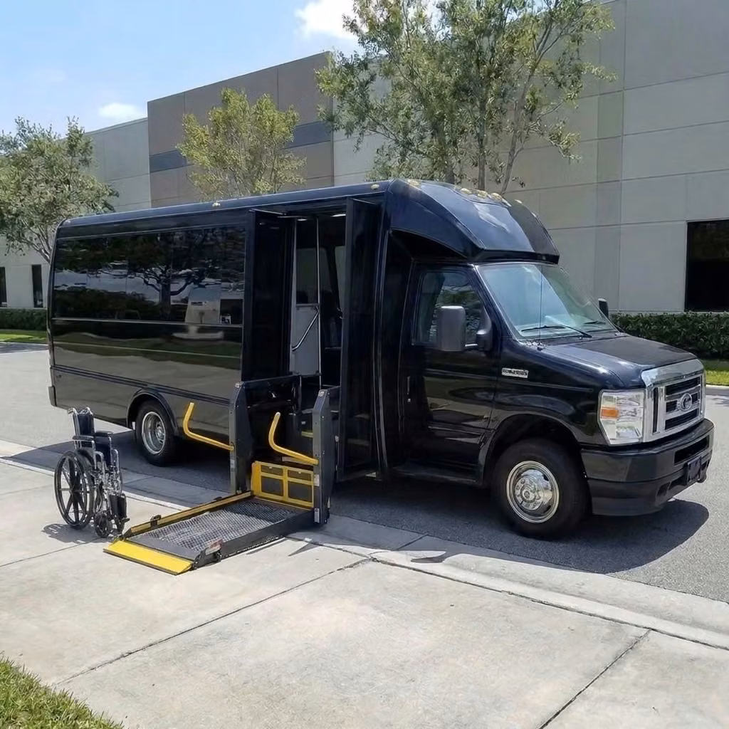 post falls 18 passenger minibus wheelchair lift