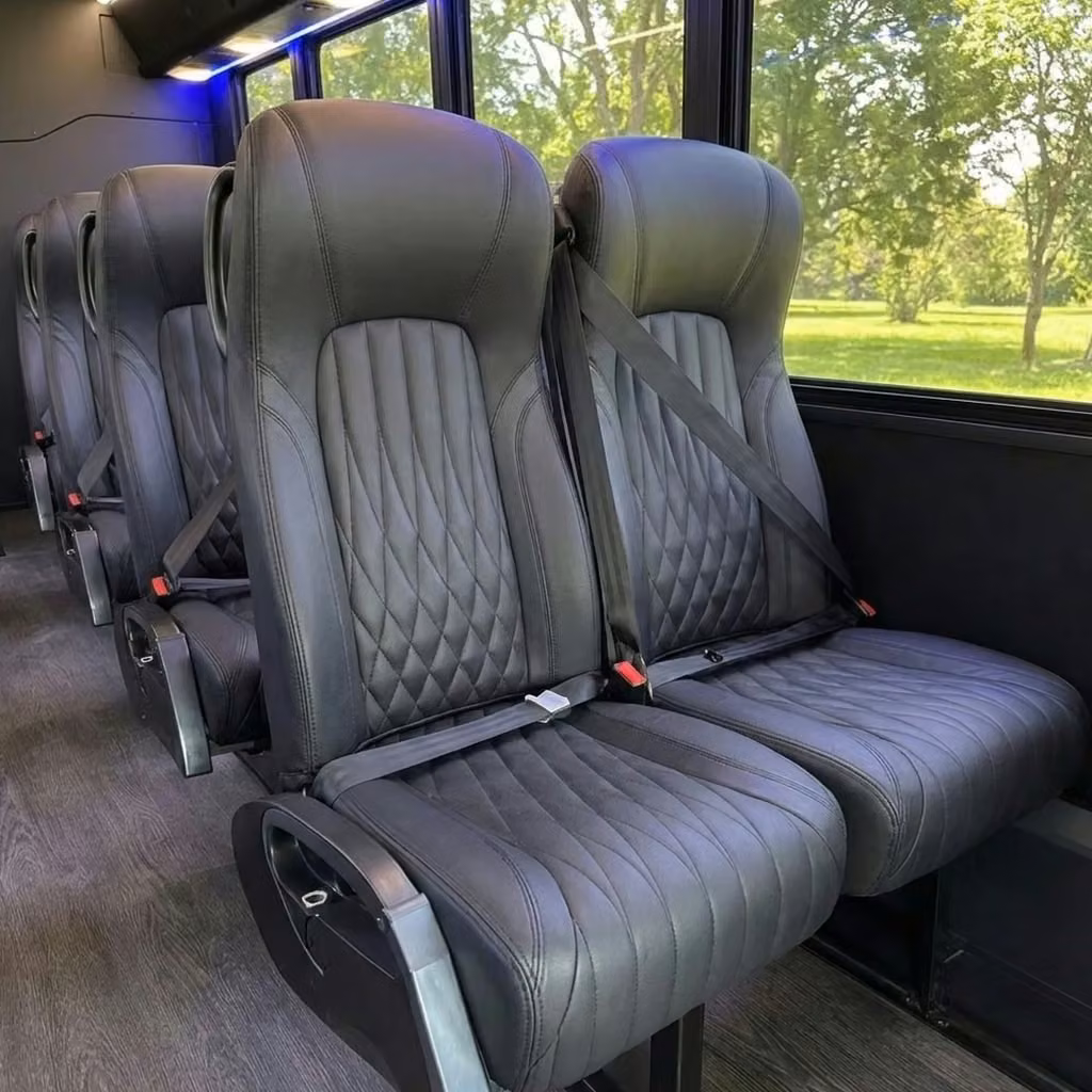 post falls 20 passenger minibus high back seats