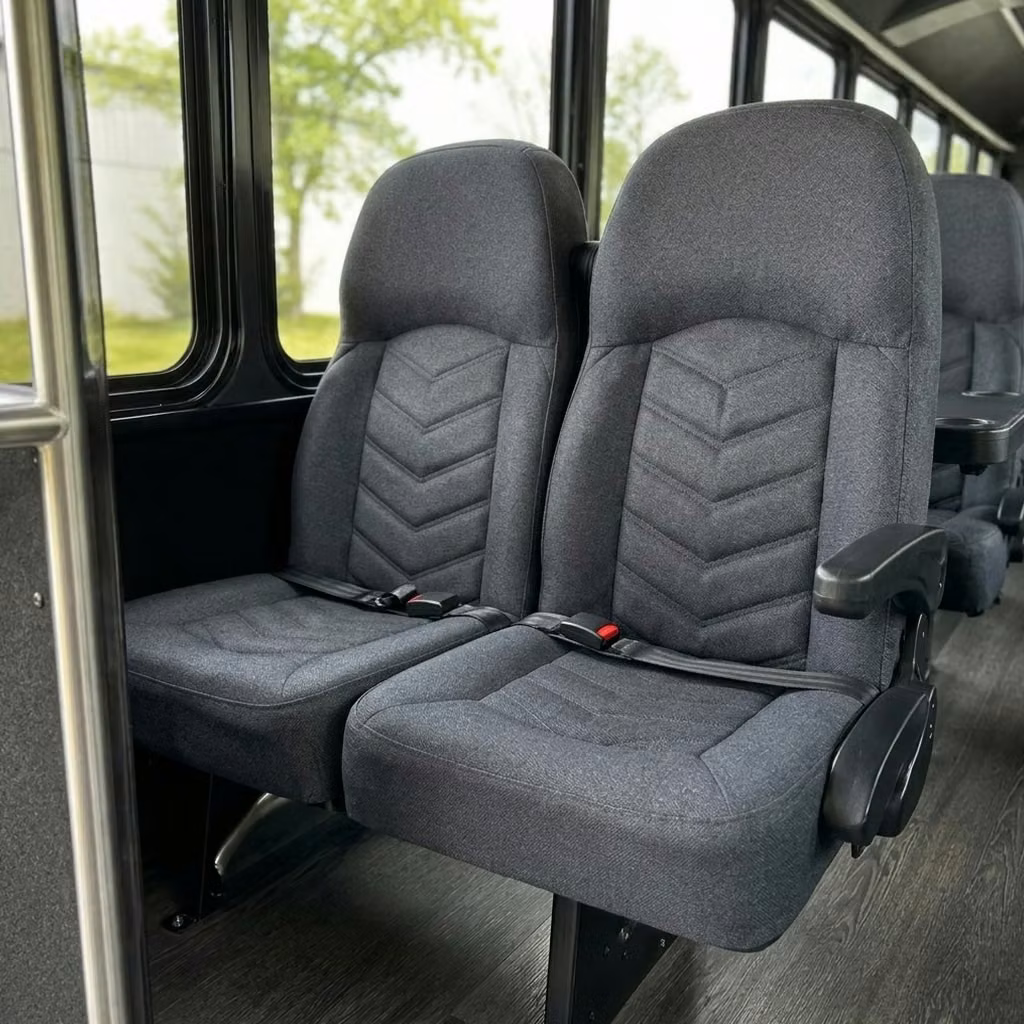 post falls 25 passenger minibus high back seats