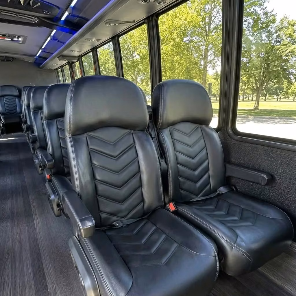 post falls 28 passenger minibus seating