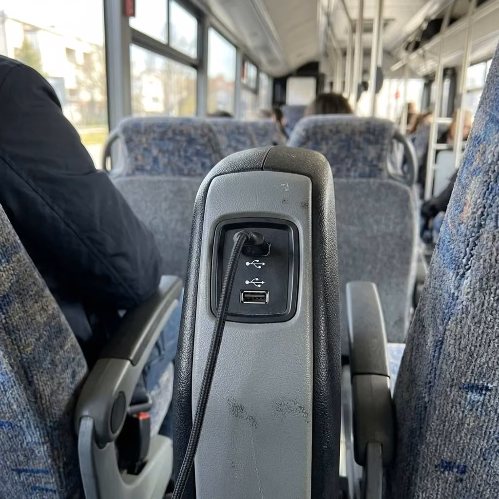 post falls 28 passenger minibus usb charging