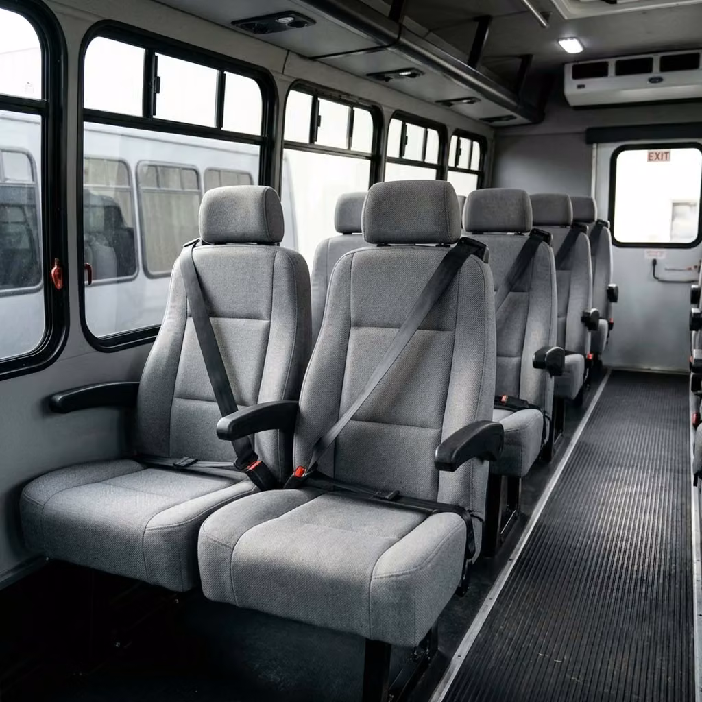 post falls 35 passenger minibus reclining seats