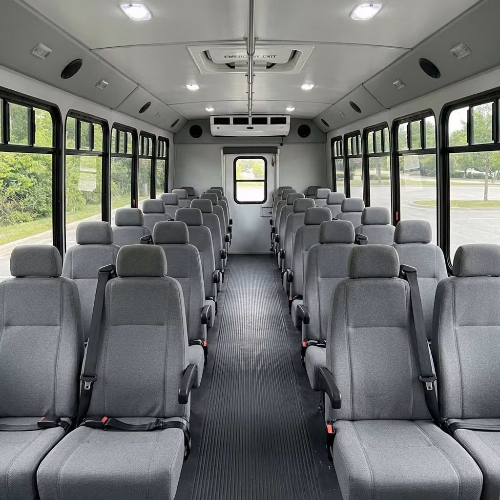 post falls 35 passenger minibus seating