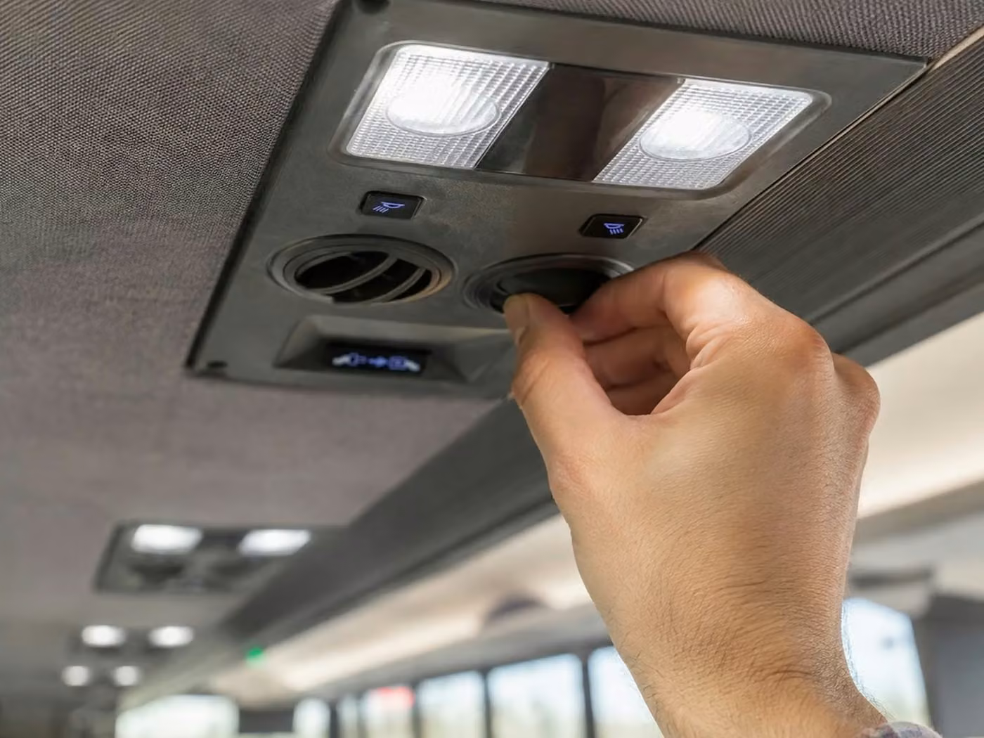 post falls 56 passenger charter bus air conditioning