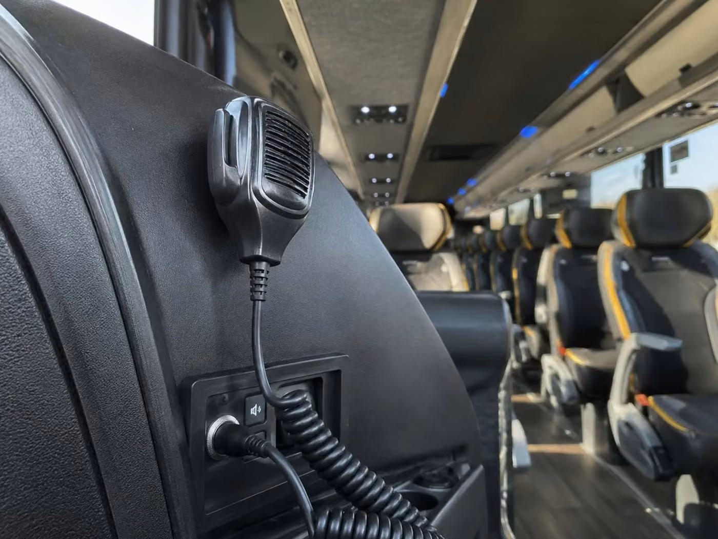 post falls charter bus pa system