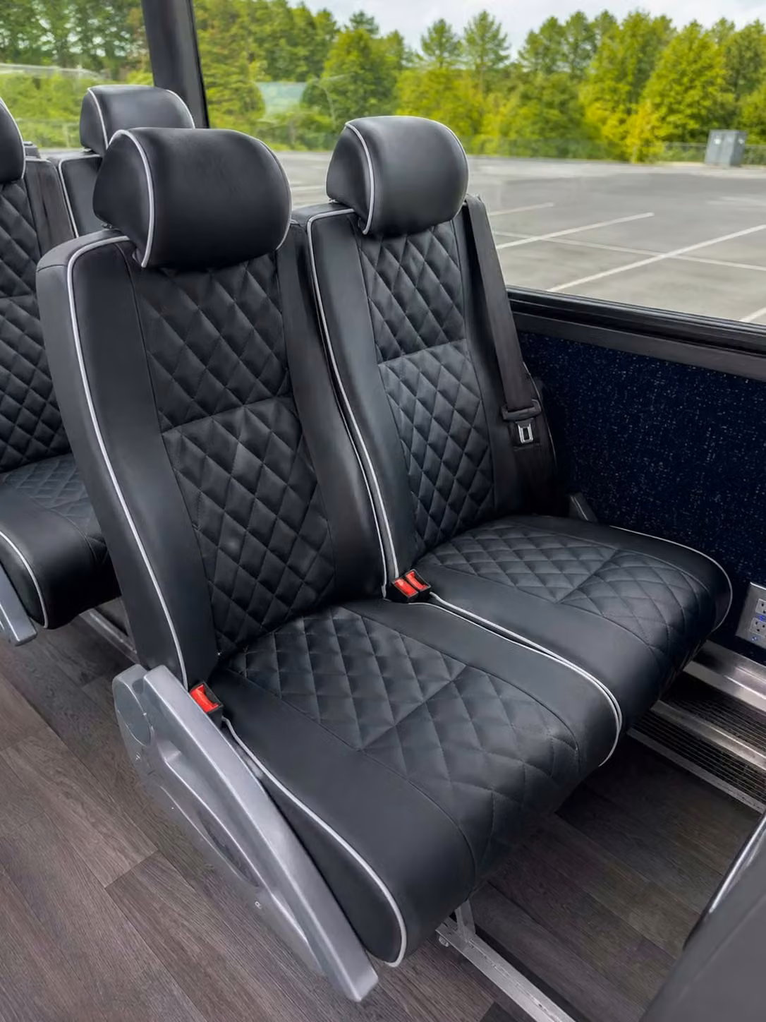 post falls charter bus reclining seats