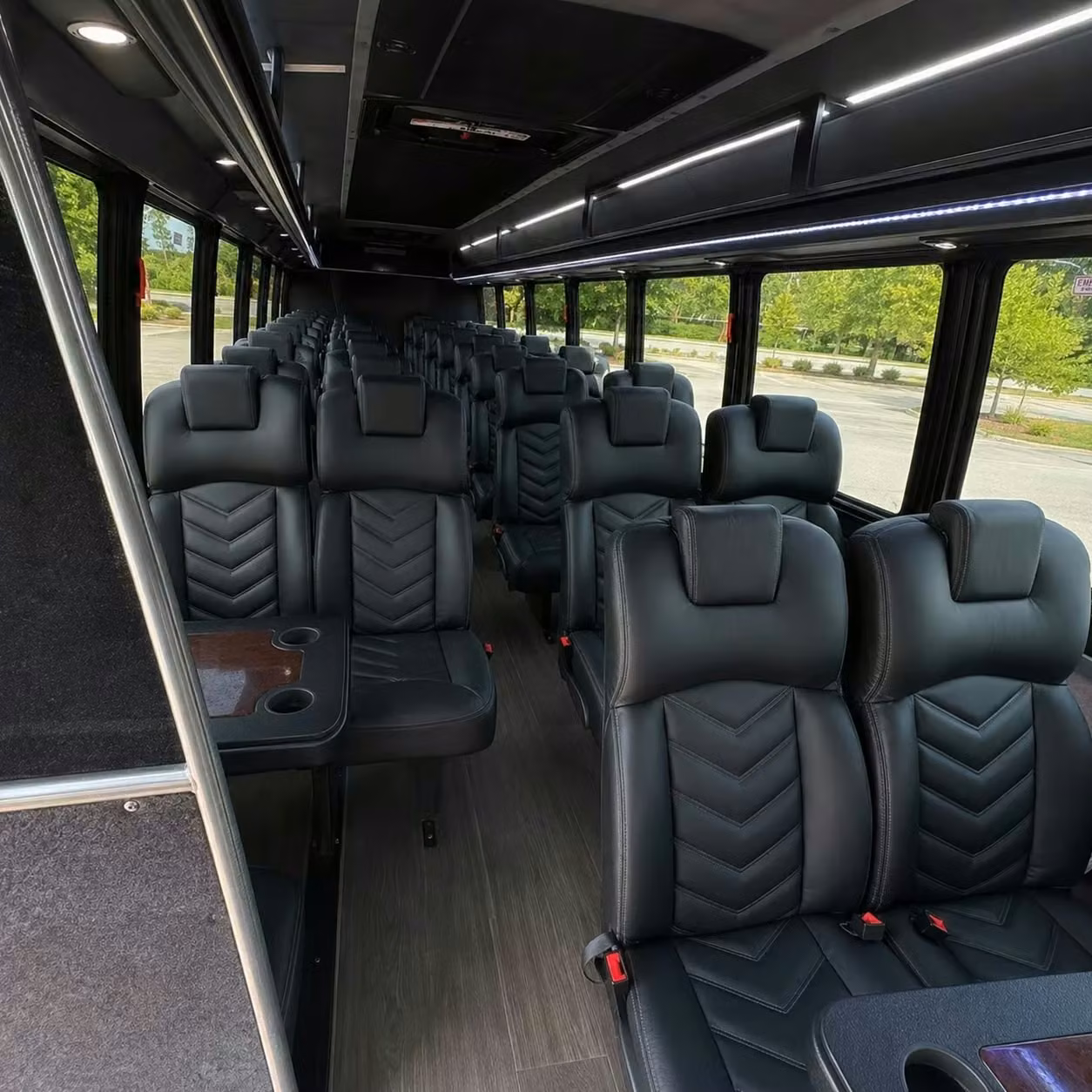 post falls minibus interior 2