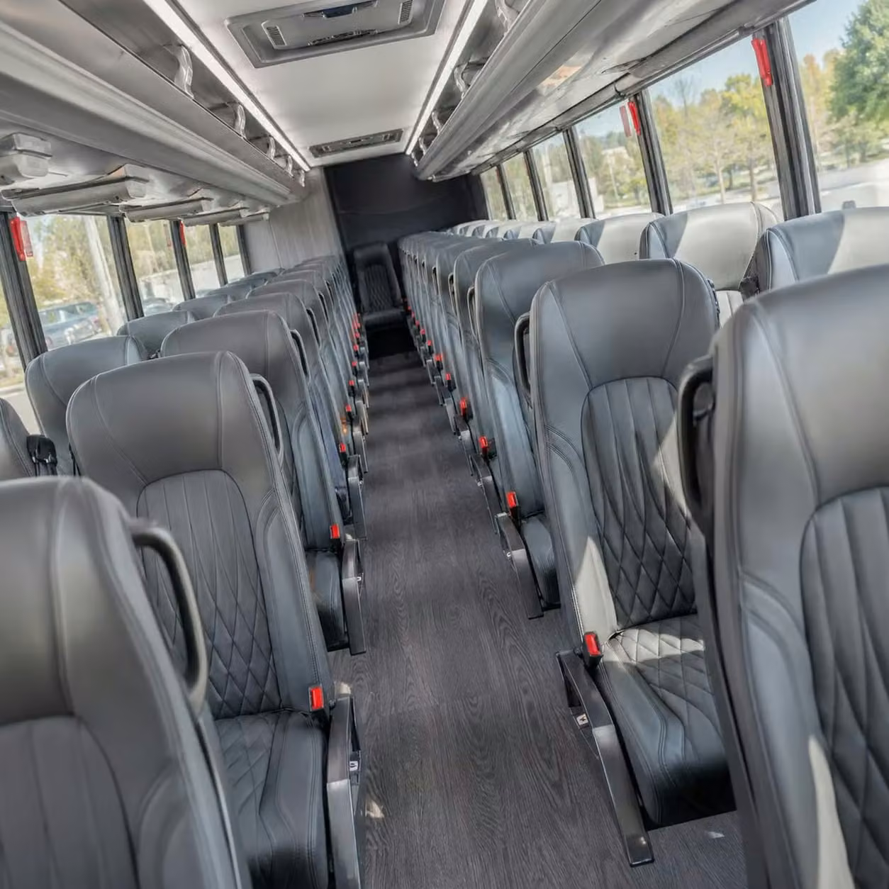30 passenger minibus inside
